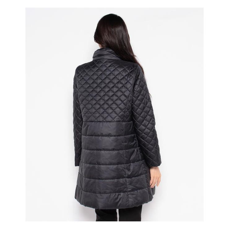 キルティング切替スタンドカラーコ-ト | Leilian | 詳細画像3