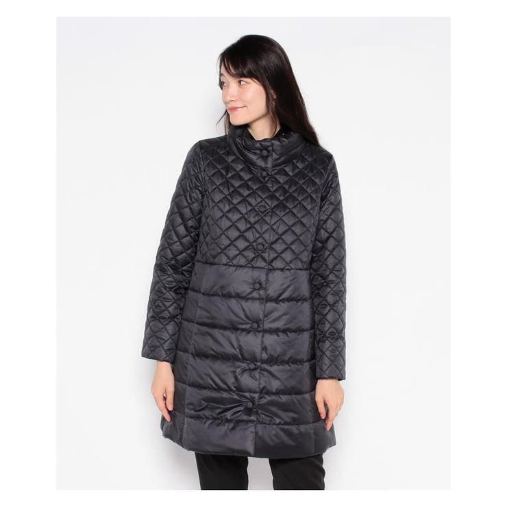 キルティング切替スタンドカラーコ-ト | Leilian | 詳細画像7