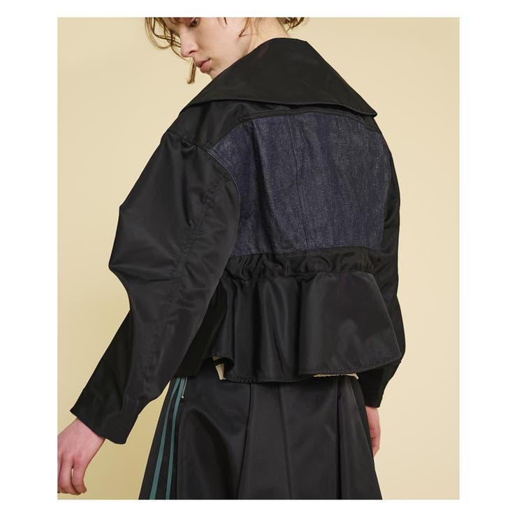 コンビネーションデニムジャケット[品番：LAVW0004301]｜LANVIN