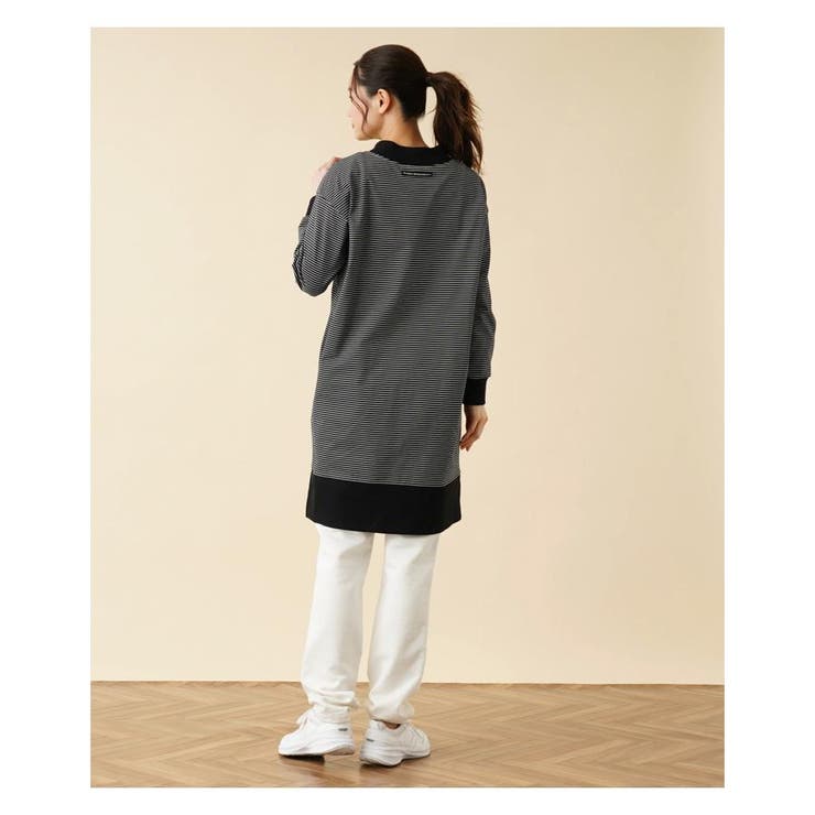 洗えるボーダーチュニックカットソー[品番：LAVW0008111]｜Leilian