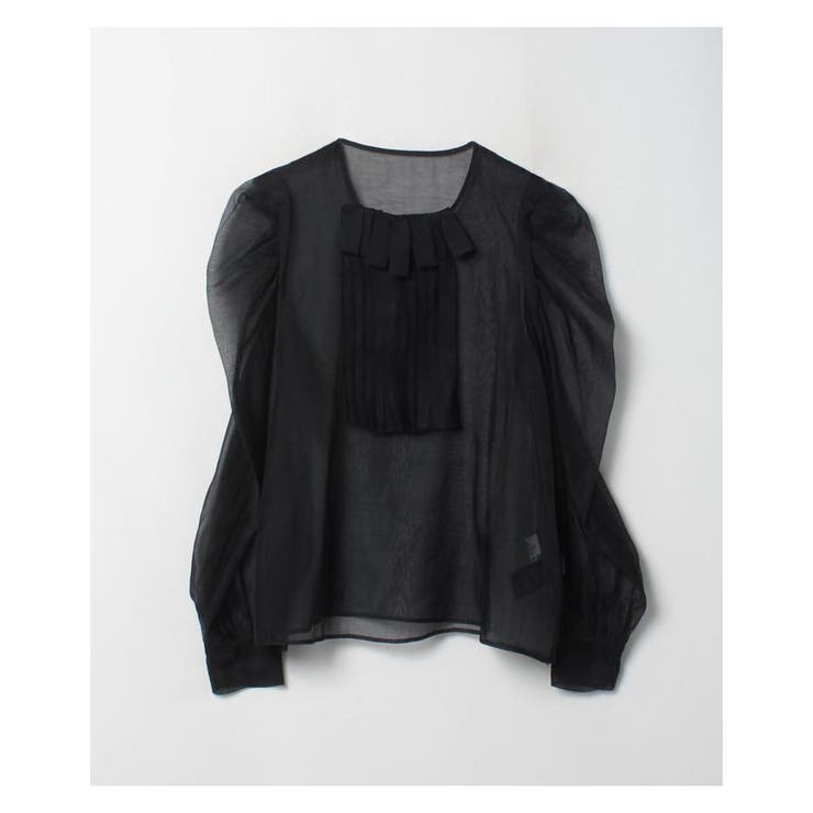 シアーオーガンジーフリルブラウス[品番：LAVW0004169]｜LANVIN