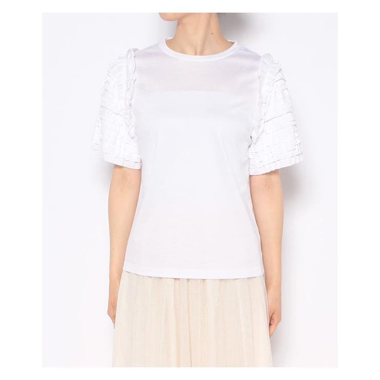 LANVIN en Bleu - フリルスリーブカットソー♡ フリルスリーブカットソー|LANVIN en Bleu | LANVIN en Bleu