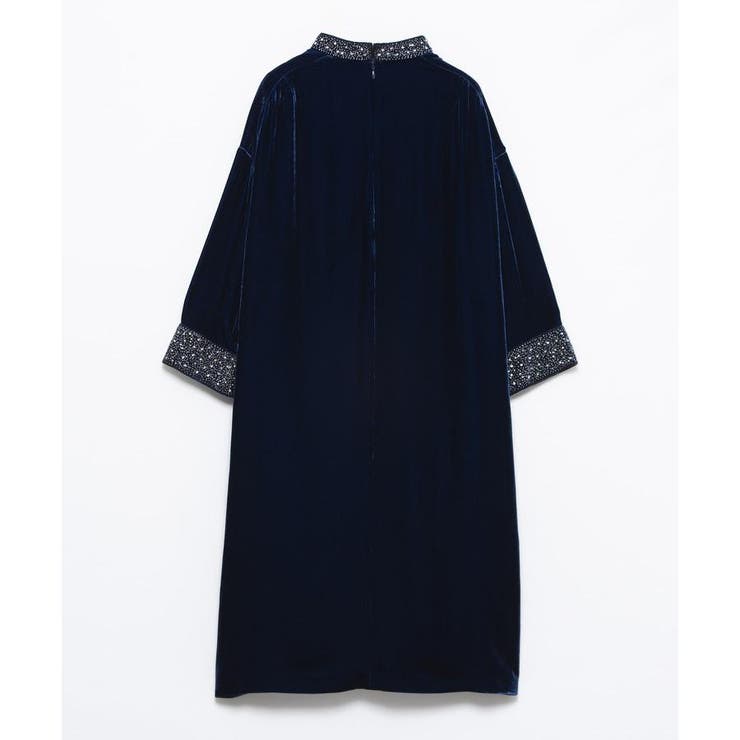 ブ*ズ様 ランバンコレクション　ベロアビジューワンピース ベロアビジューワンピース[品番：LAVW0019063]｜LANVIN COLLECTION