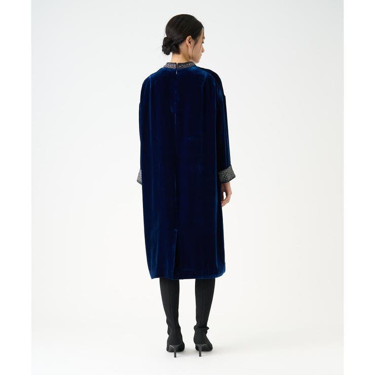 LANVIN ランバン ドレス ワンピース ビジュー スパンコール ランバン オン ブルー LANVIN en Bleu ポインテッドトゥビジュー
