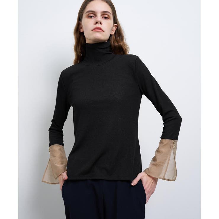 シアーカフスコンビカットソー[品番：LAVW0018861]｜LANVIN en