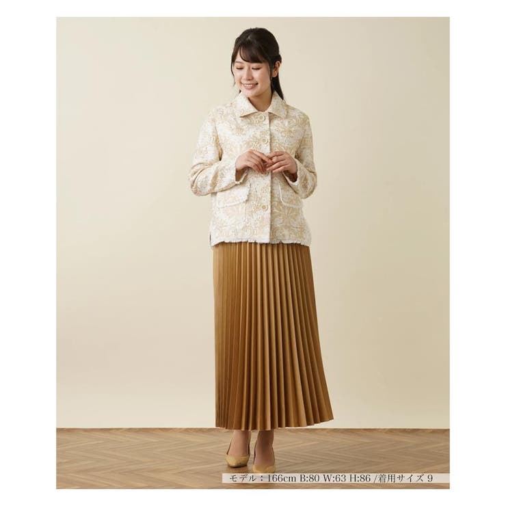 ジャガード刺繍ジャケット[品番：LAVW0014248]｜Leilian（レリアン