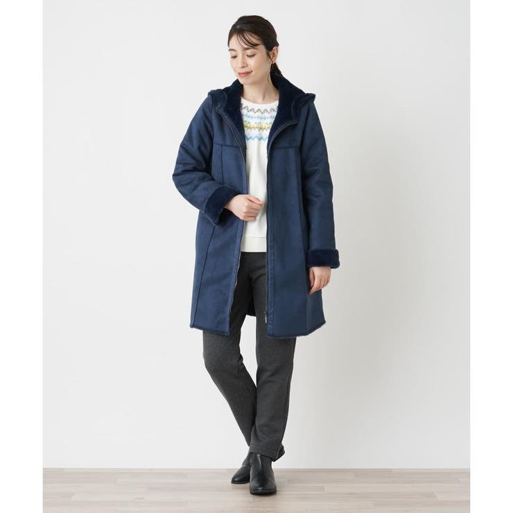 フェイクムートンコート[品番：LAVW0018737]｜Leilian（レリアン）の