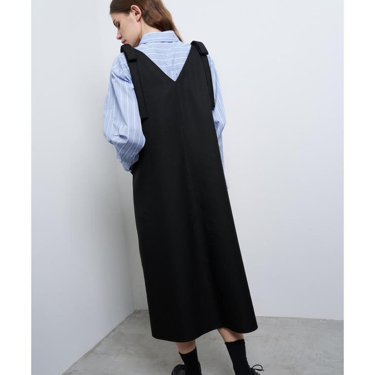 リボンジャンパードレス[品番：LAVW0019423]｜LANVIN en Bleu 