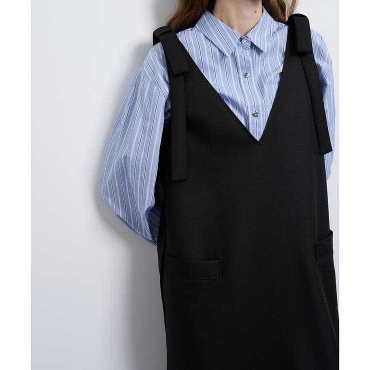 リボンジャンパードレス|LANVIN en Bleu | LANVIN en Bleu