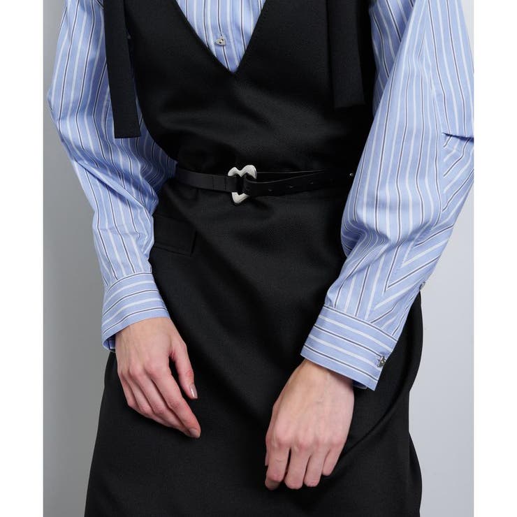 リボンジャンパードレス[品番：LAVW0019423]｜LANVIN en Bleu