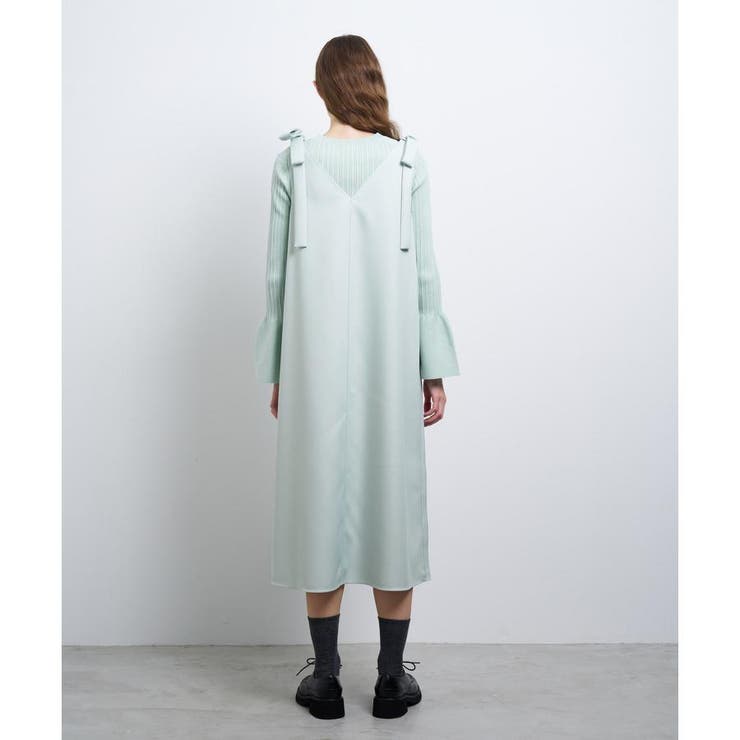 リボンジャンパードレス[品番：LAVW0019423]｜LANVIN en Bleu