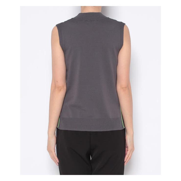 配色ラインノースリーブニット[品番：LAVW0005713]｜LANVIN en