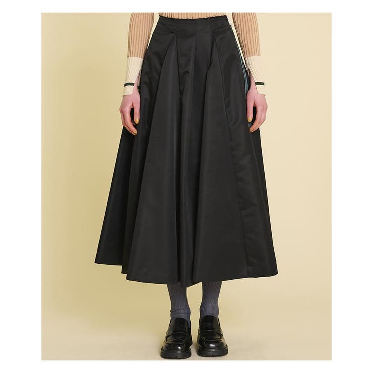 ★美品 LANVIN en bleu ランバンオンブルー フレアスカート S LANVIN en Bleu ランバンオンブルー フレアスカート グリーン M