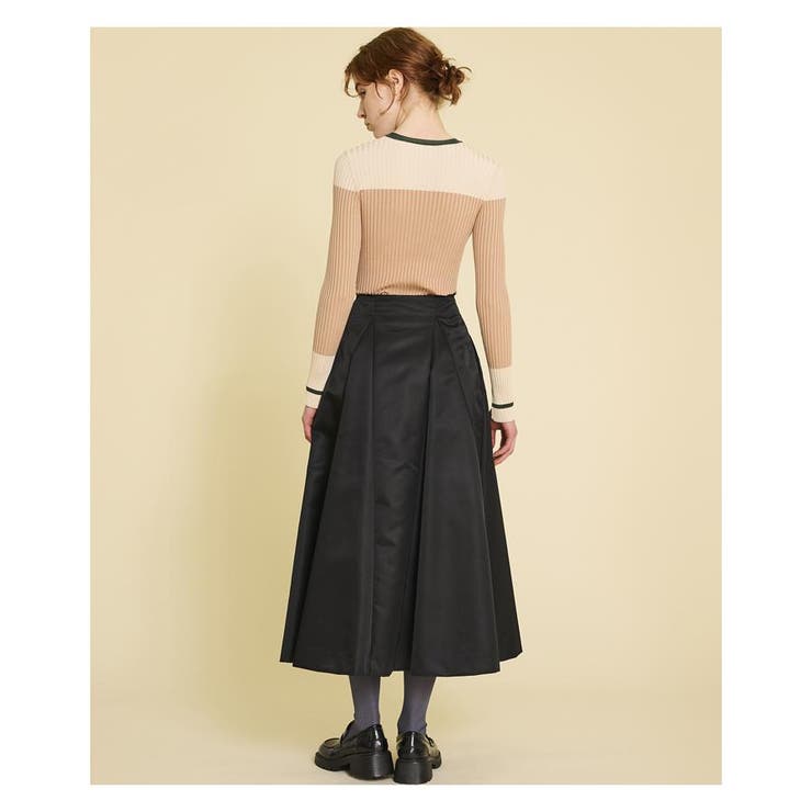 ハードツイルフレアスカート[品番：LAVW0005627]｜LANVIN en Bleu