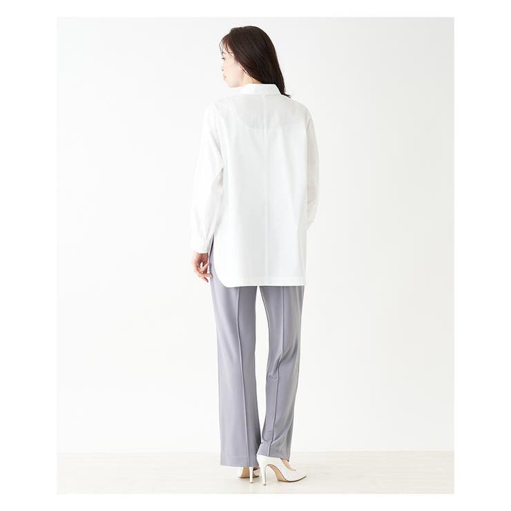 センターラインストレッチパンツ | Leilian PLUS HOUSE | 詳細画像8