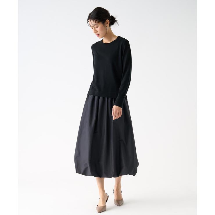バルーンシルエットスカート[品番：LAVW0020033]｜LANVIN