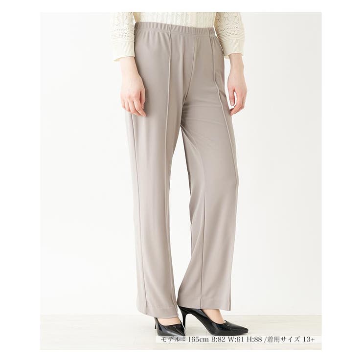 センターラインストレッチパンツ | Leilian PLUS HOUSE | 詳細画像15