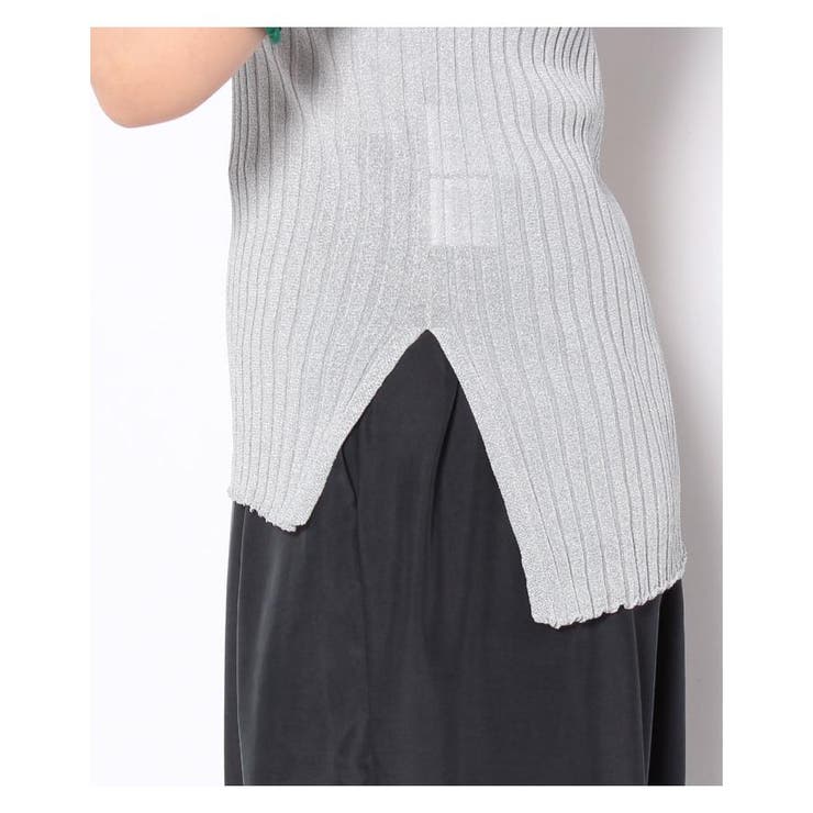 LANVIN en Bleu - 限定！値下げ！新品！LANVIN en Bleu シアーラメリブニット 1906942883.jpg?1683863171
