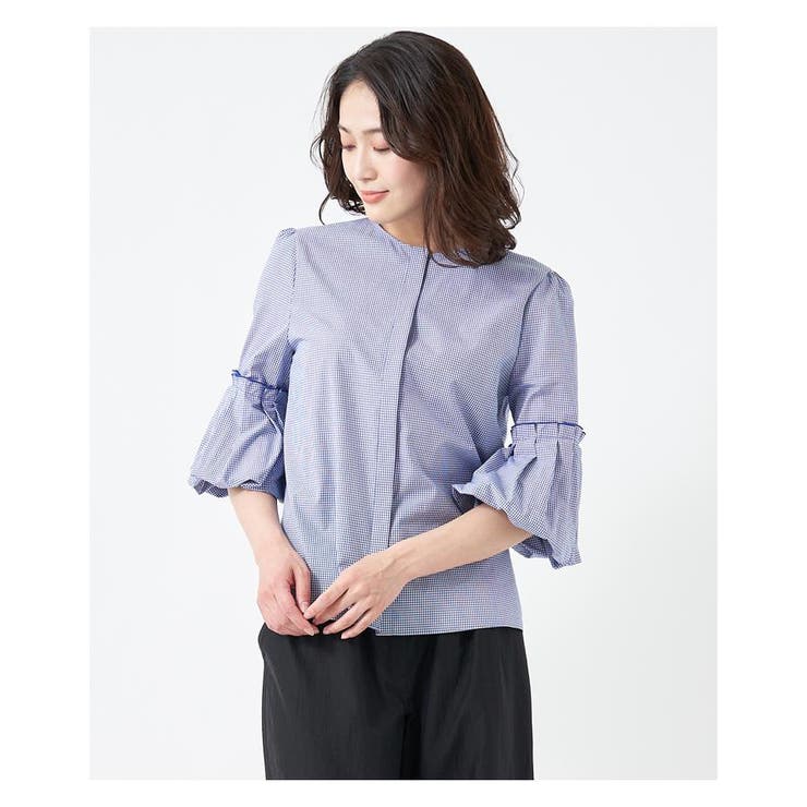 袖フレアブラウス[品番：LAVW0004059]｜LANVIN COLLECTION（ランバン 