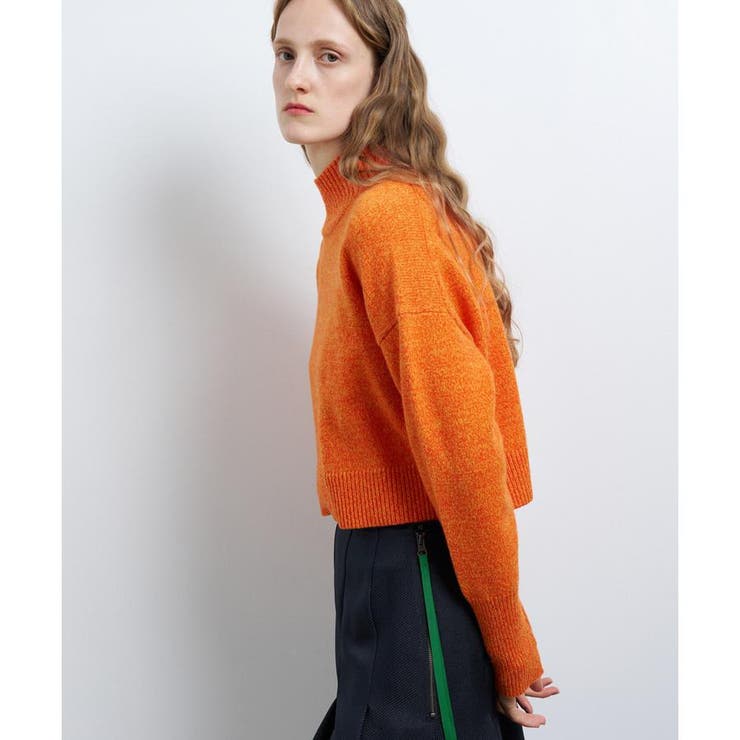 メランジクロップドハイネックニット[品番：LAVW0018195]｜LANVIN en