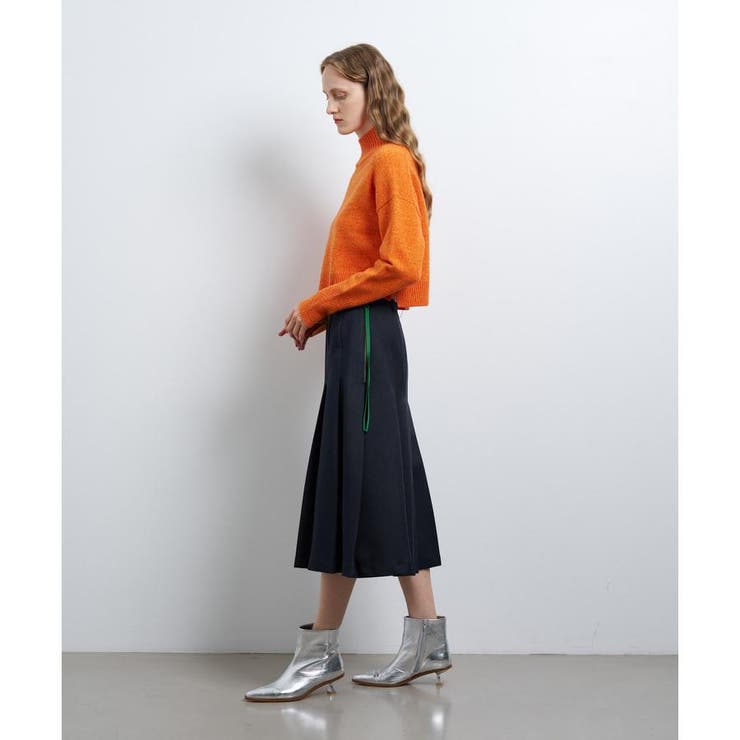 メランジクロップドハイネックニット[品番：LAVW0018195]｜LANVIN en