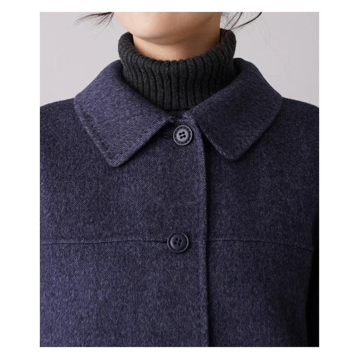 カシミヤステンカラーハーフコート[品番：LAVW0006403]｜Leilian