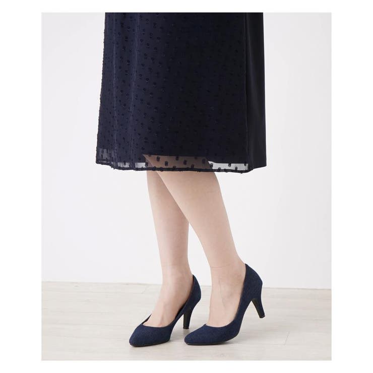 洗えるシフォン切替ワンピース | Leilian | 詳細画像16