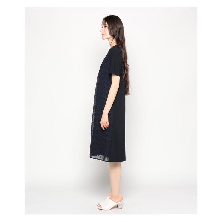 洗えるシフォン切替ワンピース | Leilian | 詳細画像2