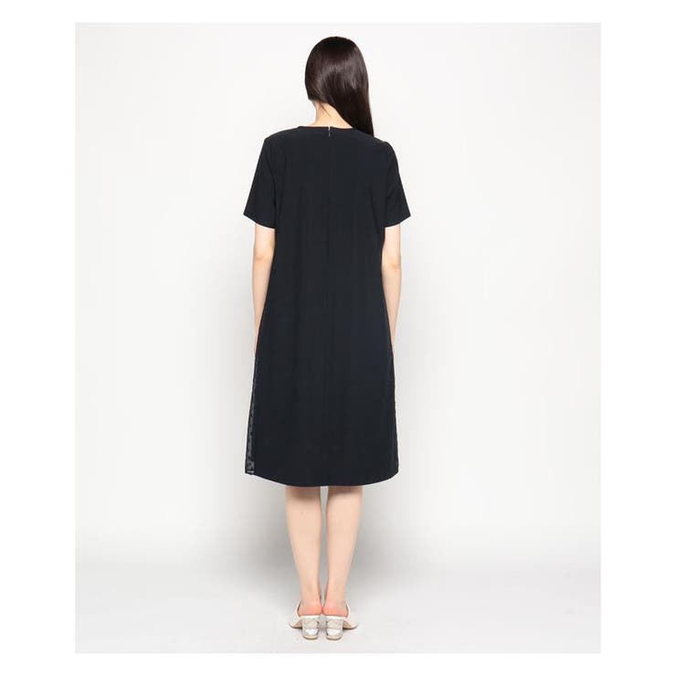 洗えるシフォン切替ワンピース | Leilian | 詳細画像3