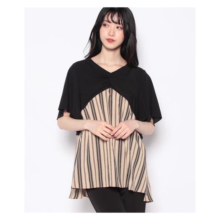 Leilian / レリアン バイカラースリーブブラウス バイカラースリーブブラウス[品番：LAVW0001208]｜Leilian