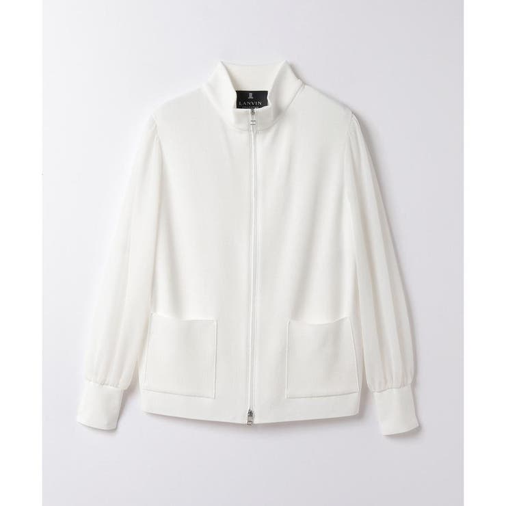 LANVIN COLLECTIONランバンコレクションパールニットプルオーバー白