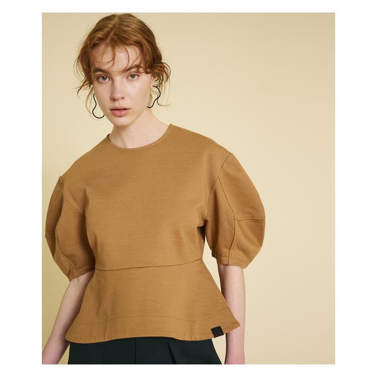 コクーンスリーブペプラムカットソー[品番：LAVW0004320]｜LANVIN en 