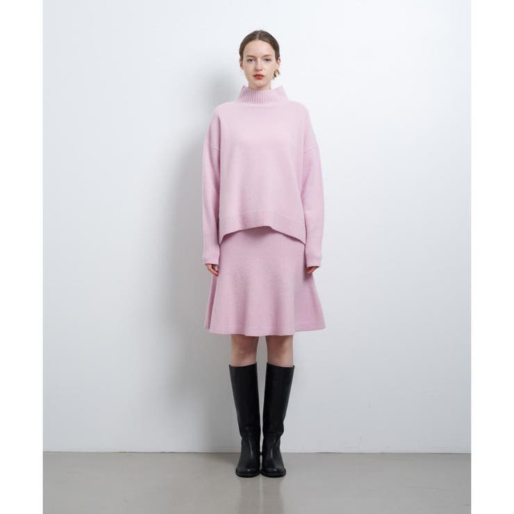 LANVIN カシミヤ100% タートルニット ウールカシミヤワイドタートルニット[品番：LAVW0017948]｜LANVIN en
