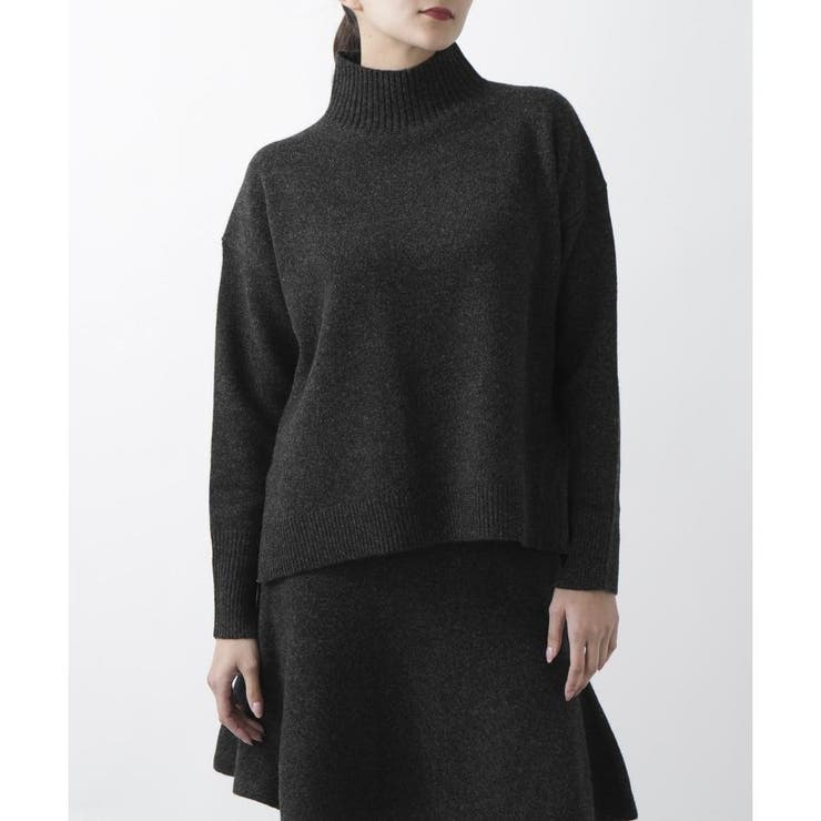ウールカシミヤワイドタートルニット[品番：LAVW0017948]｜LANVIN en