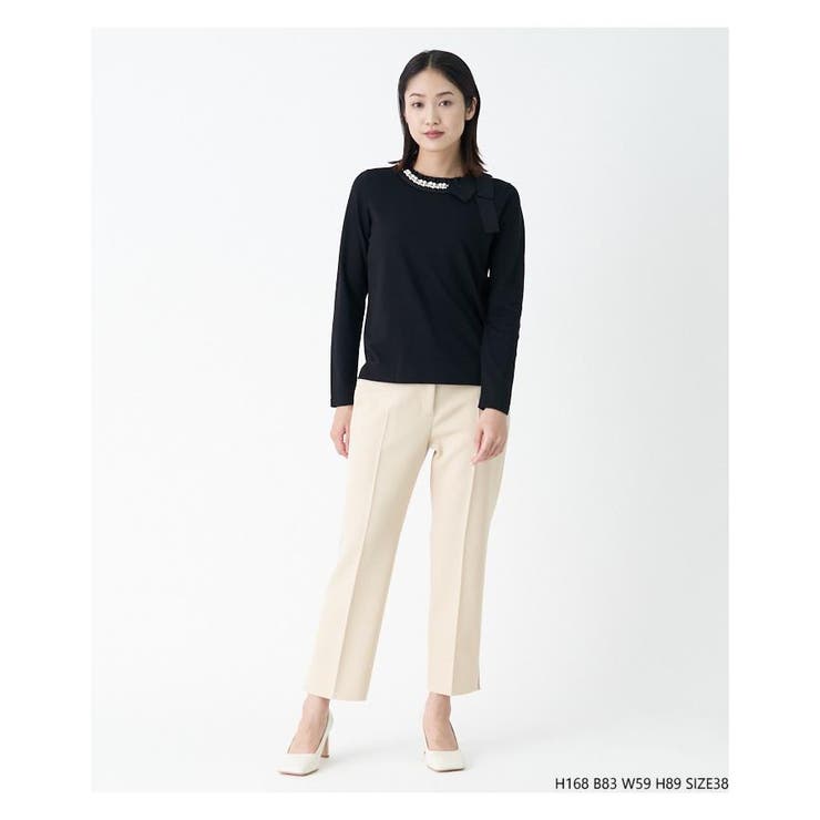 パールビーズ長袖ニットプルオーバー[品番：LAVW0007477]｜LANVIN 
