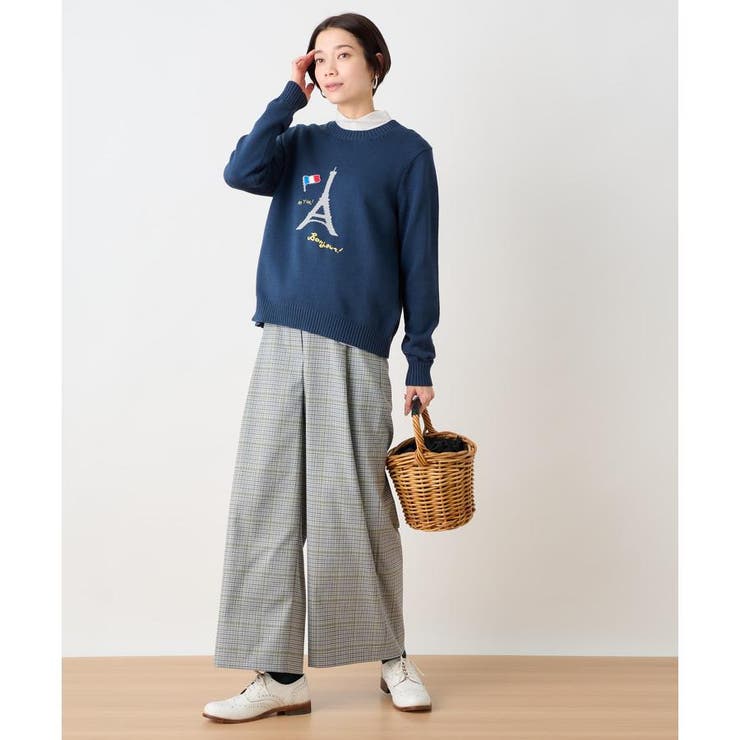 洗える エッフェル塔ニット[品番：LAVW0013472]｜CARA O CRUZ（キャラ  