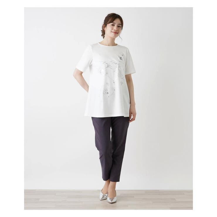 刺繍半袖Tシャツ | Leilian | 詳細画像14 