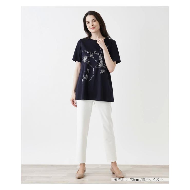 刺繍半袖Tシャツ | Leilian | 詳細画像2 