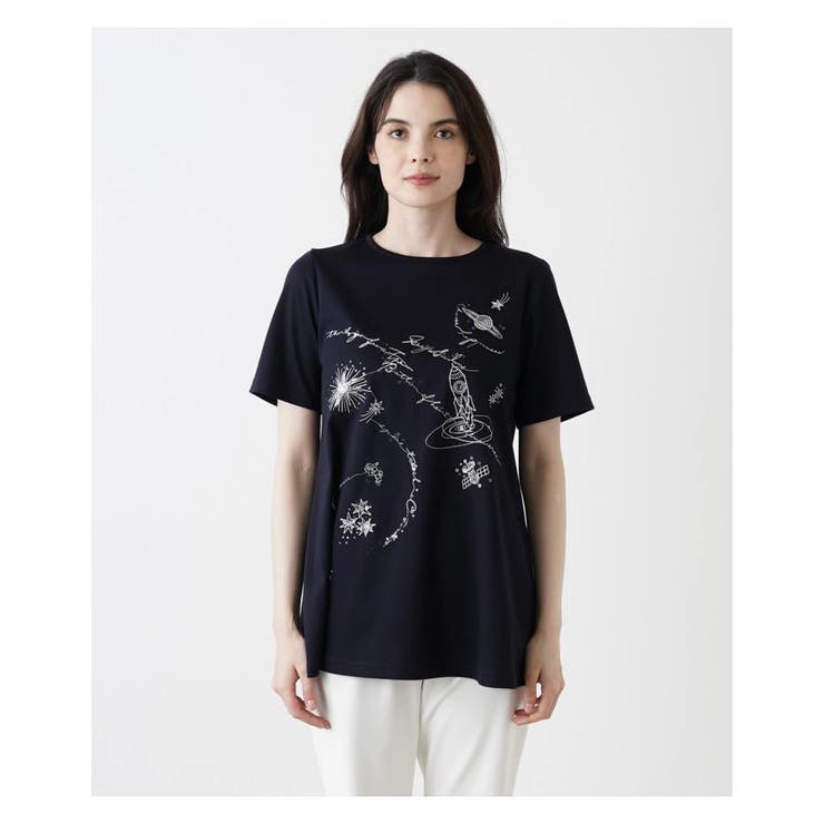 刺繍半袖Tシャツ | Leilian | 詳細画像5 