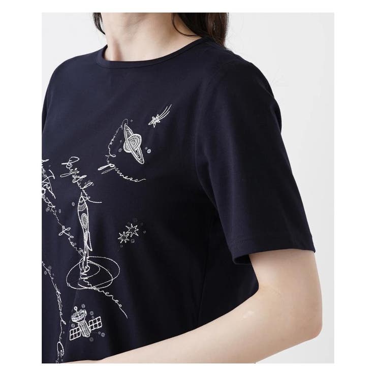刺繍半袖Tシャツ | Leilian | 詳細画像10 