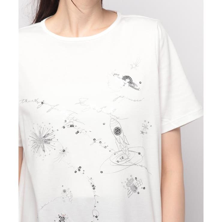 刺繍半袖Tシャツ | Leilian | 詳細画像21 