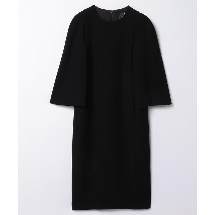 【新品未使用】LANVIN COLLECTIONケープスリーブワンピース　36 ケープスリーブワンピース[品番：LAVW0013750]｜LANVIN