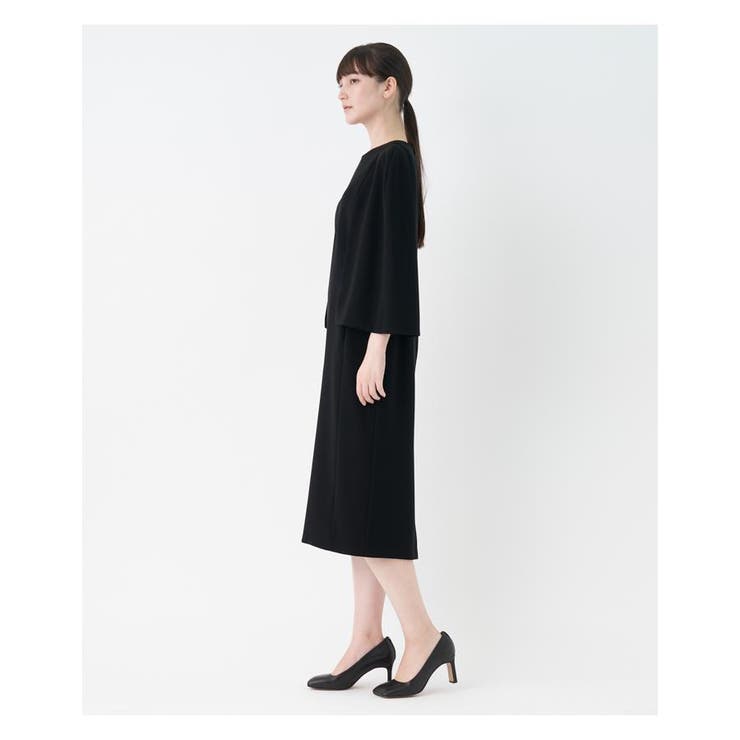 【新品未使用】LANVIN COLLECTIONケープスリーブワンピース　36 ケープスリーブワンピース[品番：LAVW0013750]｜LANVIN COLLECTION