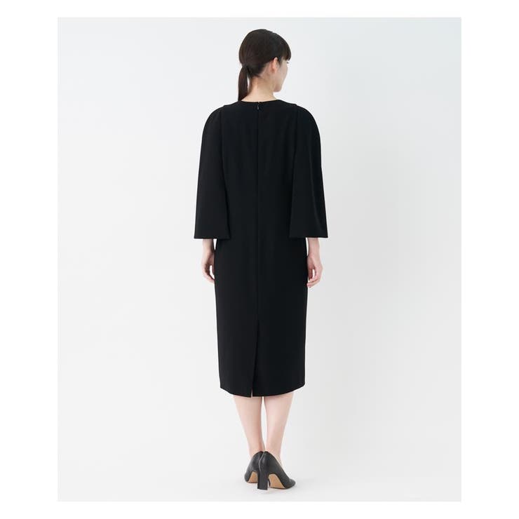 LANVIN ランバン Hiver 2011 ケープスリーブ ドレス モード ケープスリーブワンピース[品番：LAVW0013750]｜LANVIN COLLECTION