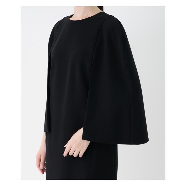 【新品未使用】LANVIN COLLECTIONケープスリーブワンピース　36 ケープスリーブワンピース[品番：LAVW0013750]｜LANVIN