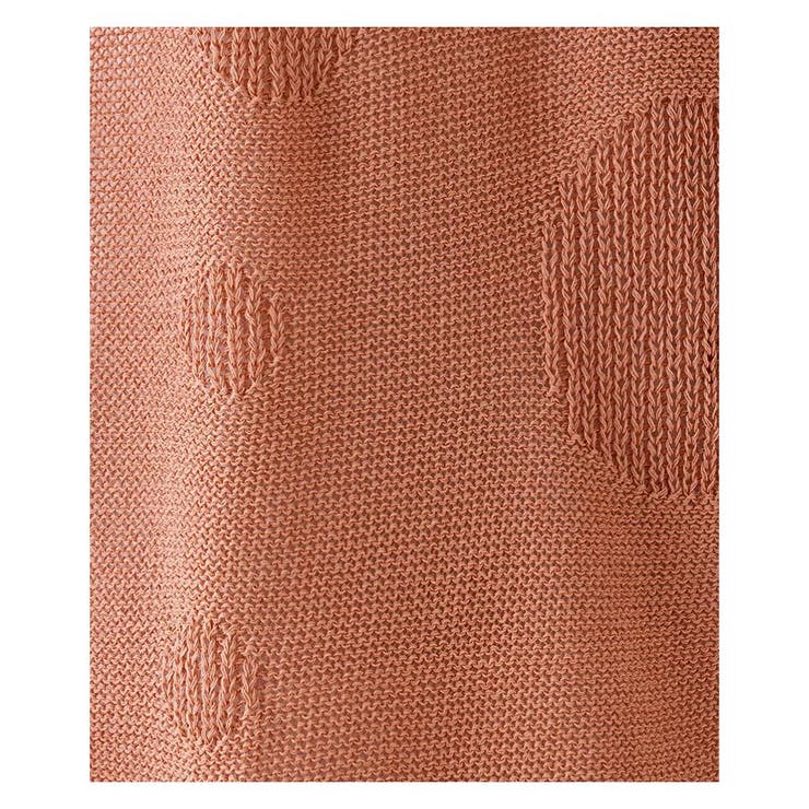 ドット編地切り替えニットベスト | Leilian | 詳細画像15