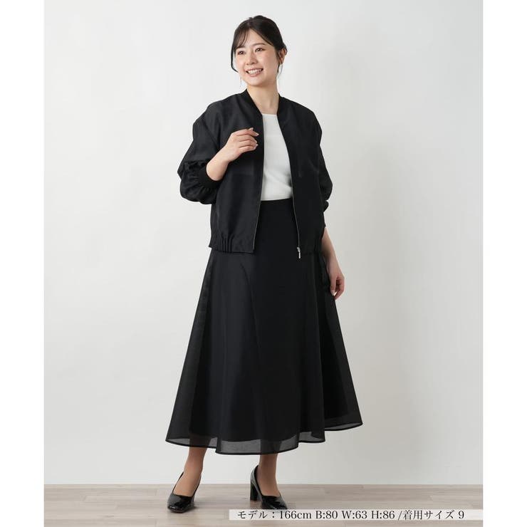 レリアン Leilian フレアスカート （ブラック） フレアスカート | Leilian (Women)/レリアン | 三越伊勢丹
