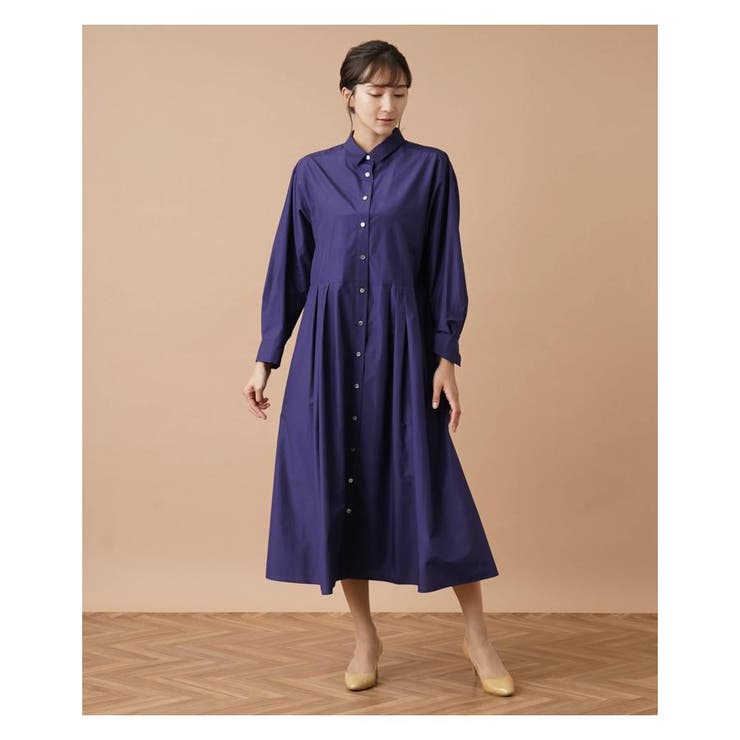 シャツワンピース[品番：LAVW0011151]｜Leilian PLUS HOUSE（レリアン