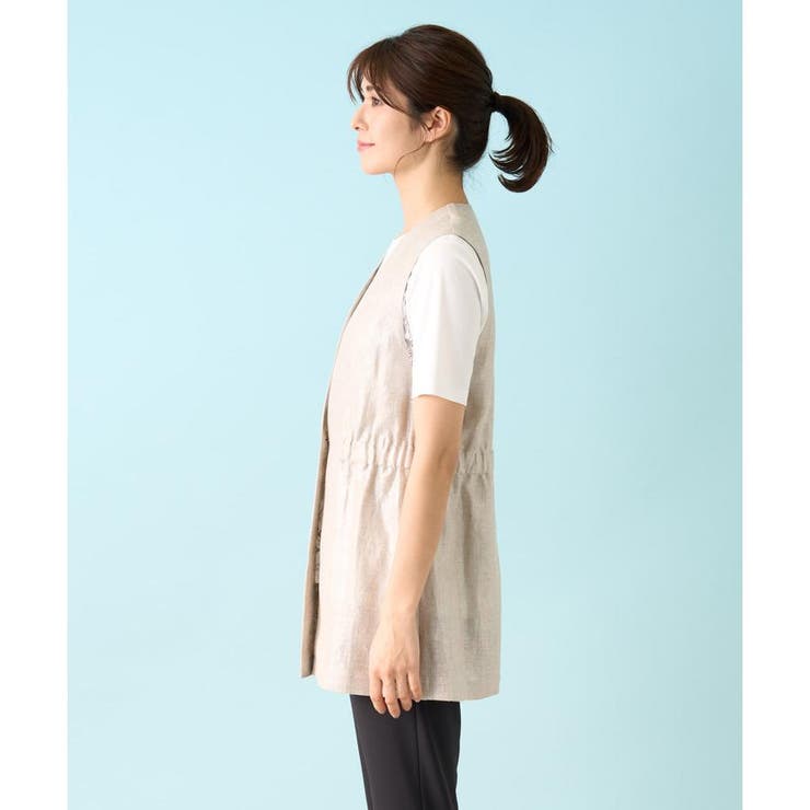 箔プリントベスト | Leilian PLUS HOUSE | 詳細画像9