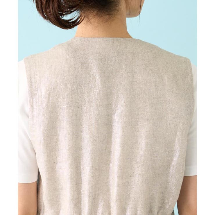 箔プリントベスト | Leilian PLUS HOUSE | 詳細画像12